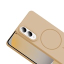 Samsung Galaxy S25 Uyumlu Edge Kılıf M-safe Şarj Özellikli Zore Ruby Sert Kapak - 6