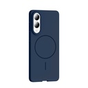 Samsung Galaxy S25 Uyumlu Edge Kılıf M-safe Şarj Özellikli Zore Ruby Sert Kapak - 9