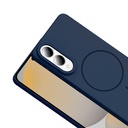 Samsung Galaxy S25 Uyumlu Edge Kılıf M-safe Şarj Özellikli Zore Ruby Sert Kapak - 10