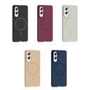 Samsung Galaxy S25 Edge Uyumlu Kılıf M-safe Şarj Özellikli Zore Ruby Sert Kapak - 11