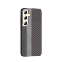Samsung Galaxy S24 Uyumlu Kılıf M-safe Şarj Özellikli Karbon Fiber Görünümlü Zore Gros Kapak - 1