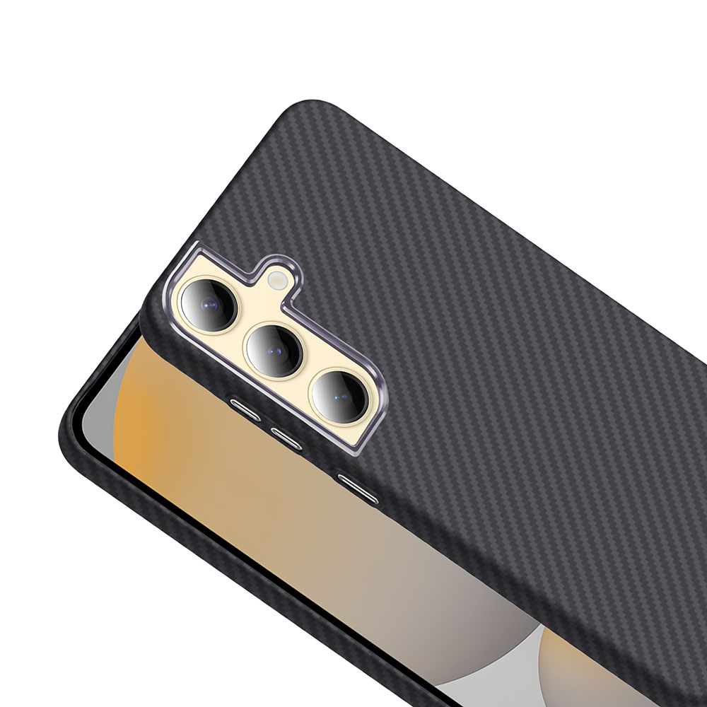Samsung Galaxy S24 Plus Uyumlu Kılıf M-safe Şarj Özellikli Karbon Fiber Görünümlü Zore Gros Kapak - 4