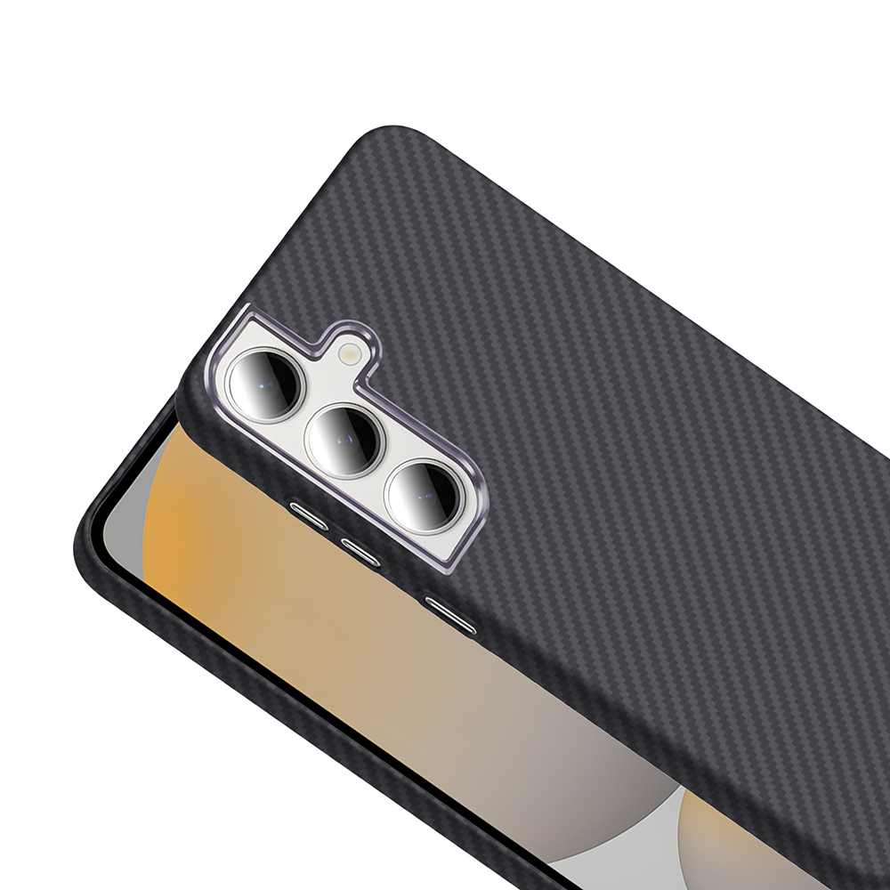 Samsung Galaxy S24 FE Uyumlu Kılıf M-safe Şarj Özellikli Karbon Fiber Görünümlü Zore Gros Kapak - 8