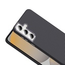 Samsung Galaxy S24 FE Uyumlu Kılıf M-safe Şarj Özellikli Karbon Fiber Görünümlü Zore Gros Kapak - 8