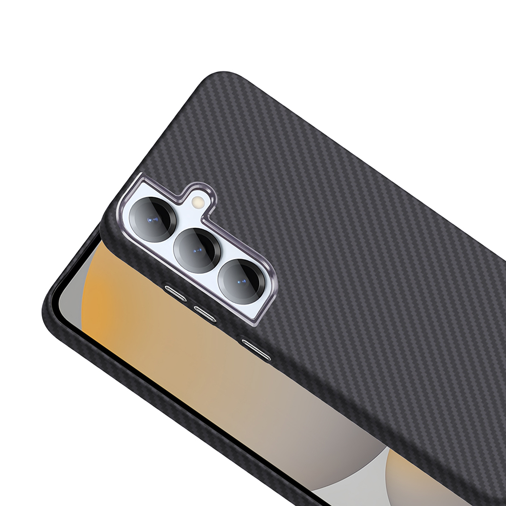 Samsung Galaxy S25 Plus Uyumlu Kılıf M-safe Şarj Özellikli Karbon Fiber Görünümlü Zore Gros Kapak - 2