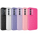 Samsung Galaxy S24 FE Uyumlu Kılıf Kamera Korumalı Simli Lüks Zore Koton Kapak - 1