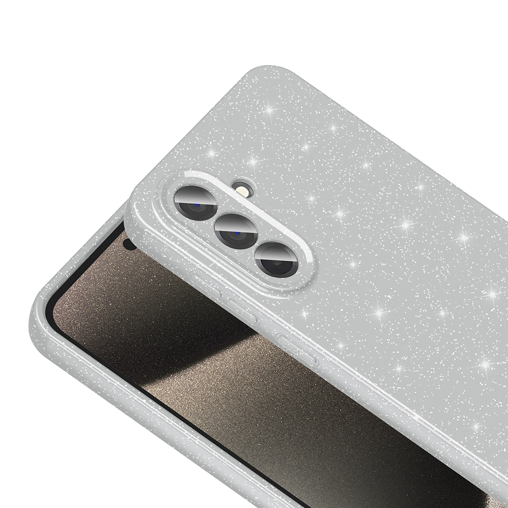 Samsung Galaxy A56 Uyumlu Kılıf Kamera Korumalı Simli Lüks Zore Koton Kapak - 6