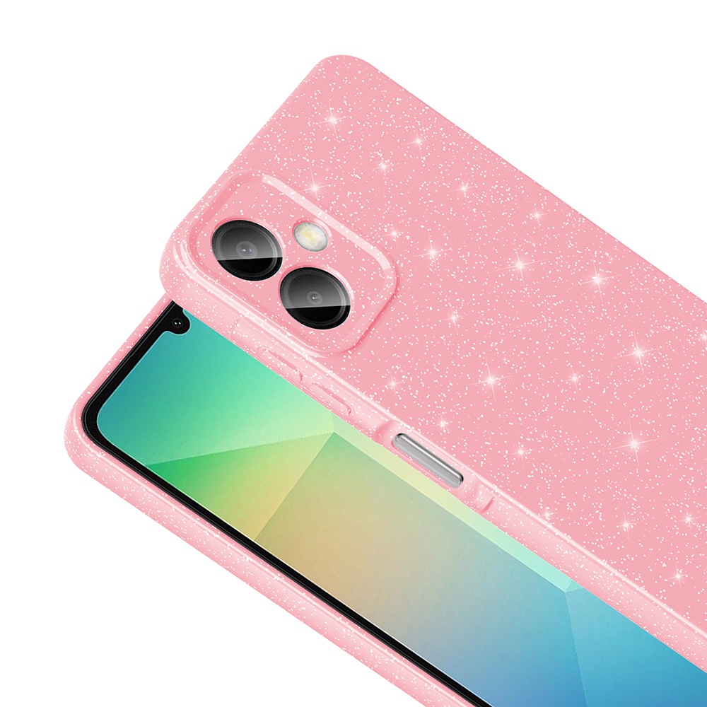 Samsung Galaxy A06 Uyumlu Kılıf Kamera Korumalı Simli Lüks Zore Koton Kapak - 4