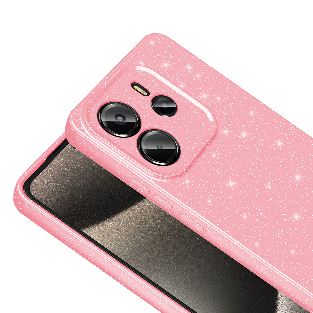 Xiaomi Redmi Note 14 Uyumlu Kılıf Kamera Korumalı Simli Lüks Zore Koton Kapak - 3