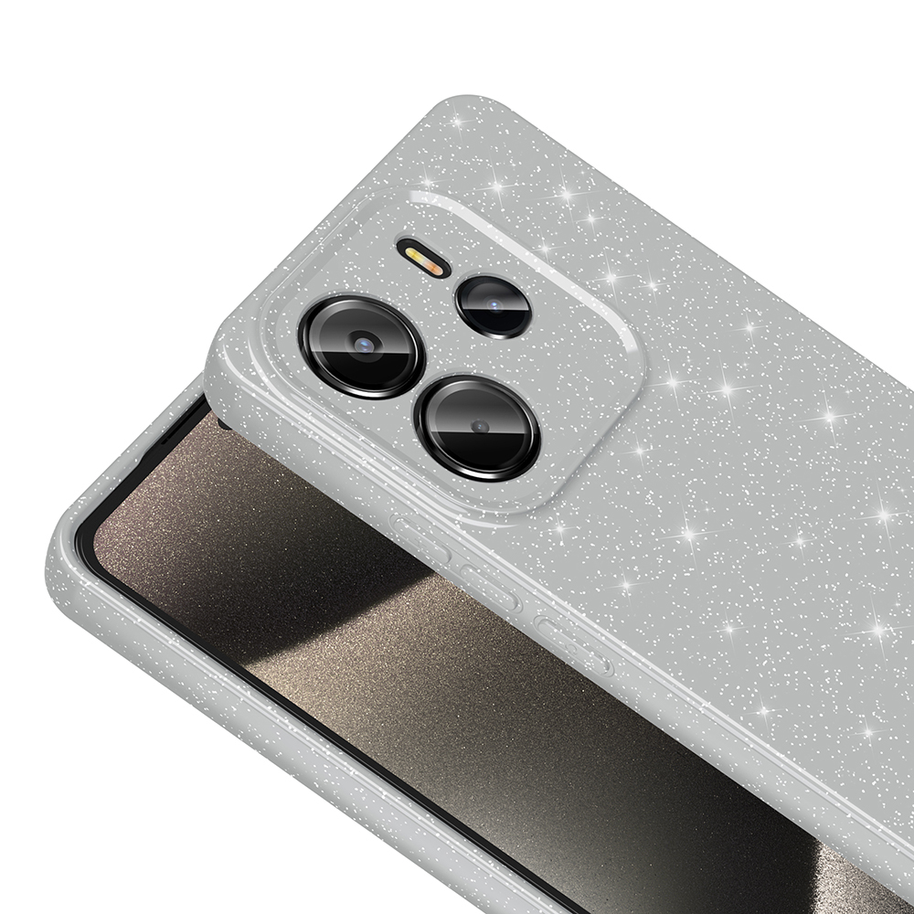 Xiaomi Redmi Note 14 Uyumlu Kılıf Kamera Korumalı Simli Lüks Zore Koton Kapak - 6