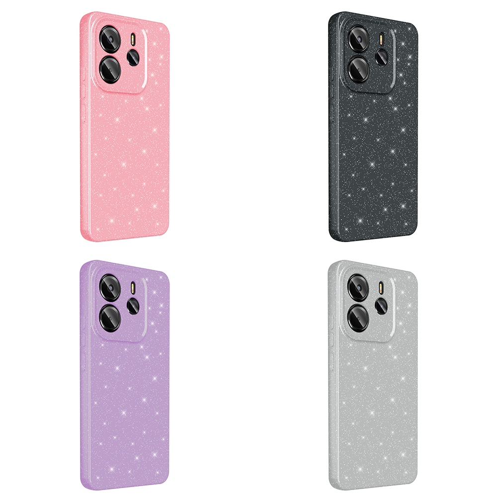 Xiaomi Redmi Note 14 Uyumlu Kılıf Kamera Korumalı Simli Lüks Zore Koton Kapak - 9