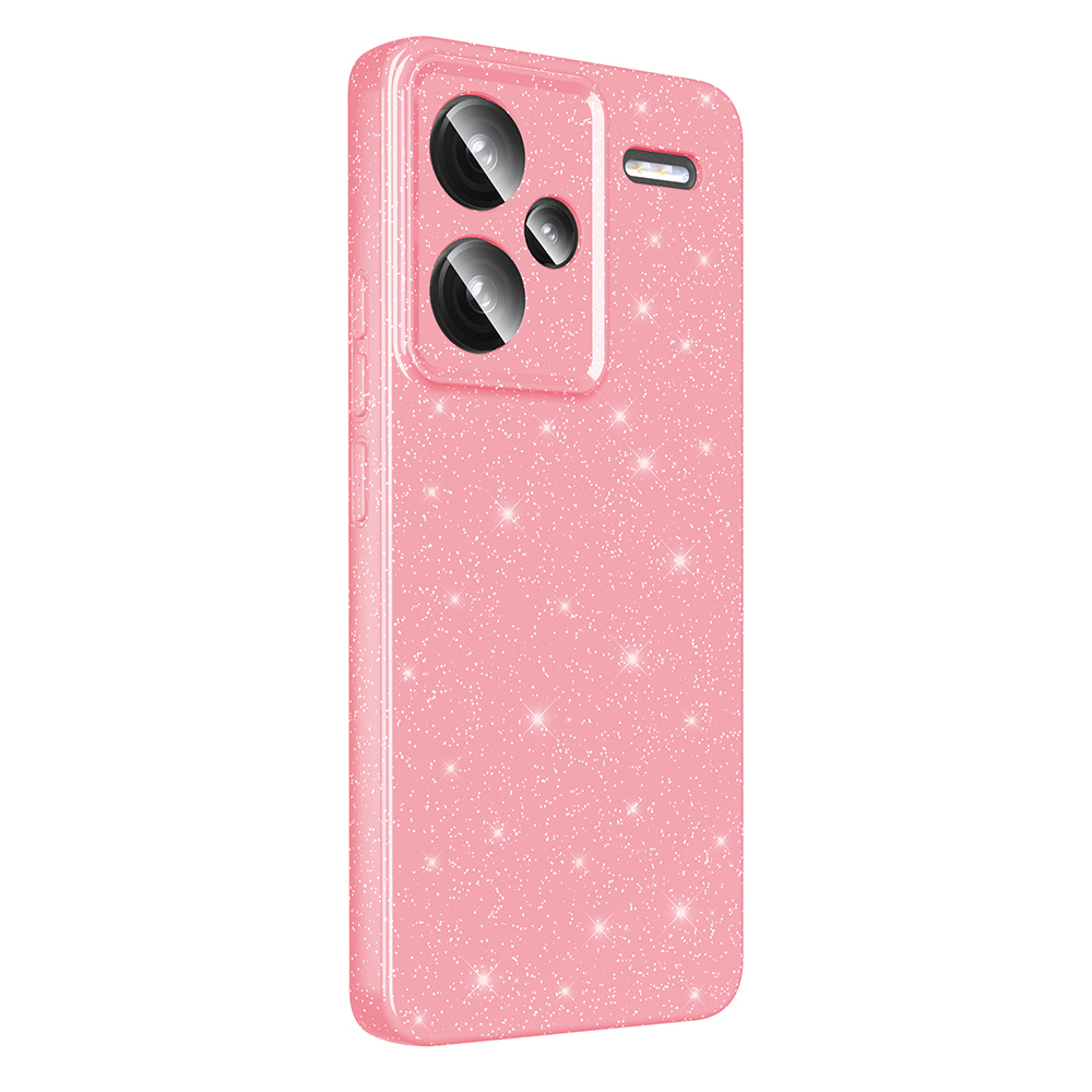 Xiaomi Redmi Note 13 Pro Plus 5G Uyumlu Kılıf Kamera Korumalı Simli Lüks Zore Koton Kapak - 7