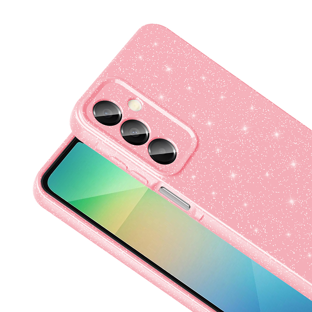 Samsung Galaxy A16 Uyumlu Kılıf Kamera Korumalı Simli Lüks Zore Koton Kapak - 4