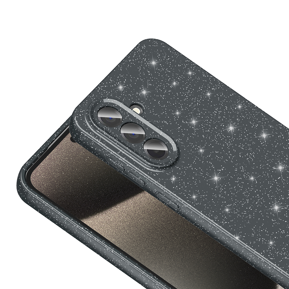 Samsung Galaxy A36 Uyumlu Kılıf Kamera Korumalı Simli Lüks Zore Koton Kapak - 8