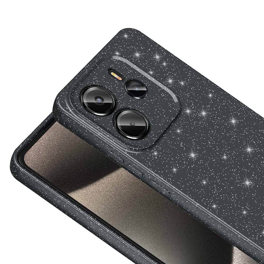 Xiaomi Redmi Note 14 5G Uyumlu Kılıf Kamera Korumalı Simli Lüks Zore Koton Kapak - 8