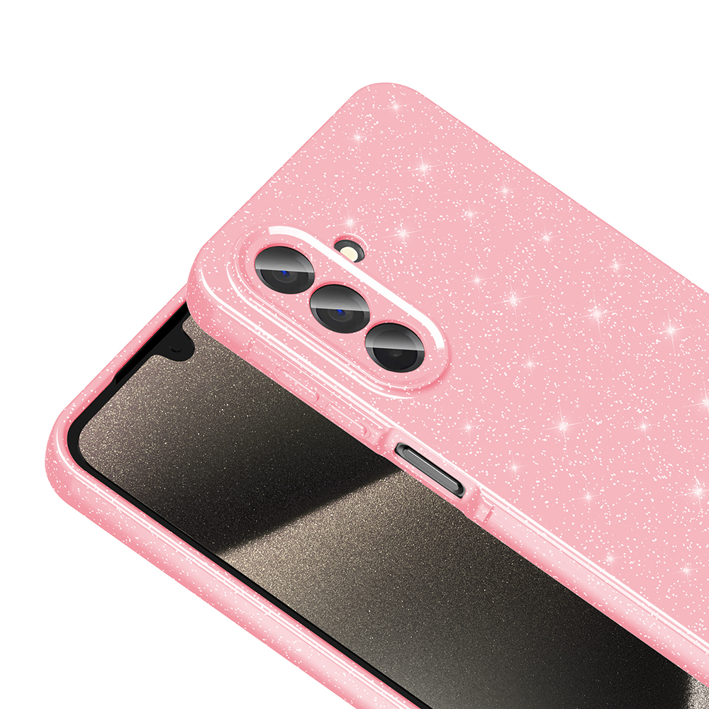 Samsung Galaxy A26 Uyumlu Kılıf Kamera Korumalı Simli Lüks Zore Koton Kapak - 2