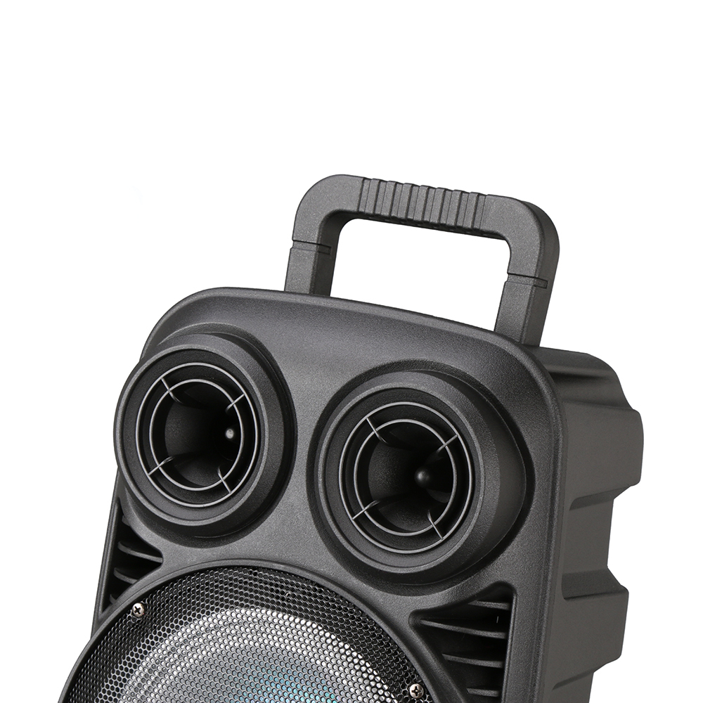 Zore PK-15 FM Radyolu Mikrofonlu RGB TWS 8 inç Stereo Bass Kablosuz Karaoke Hoparlör - 4