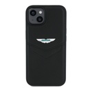 Apple iPhone 15 Uyumlu Kılıf Aston Martin Orjinal Lisanslı Victory Dizayn PU Deri Metal Logolu Kapak - 2