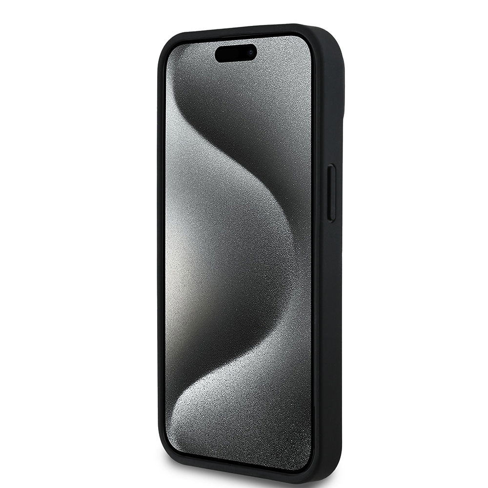 Apple iPhone 15 Uyumlu Kılıf Aston Martin Orjinal Lisanslı M-safe Şarj Özellikli Renkli Halka ve Karbon Fiber Tasarımlı Kapak - 4