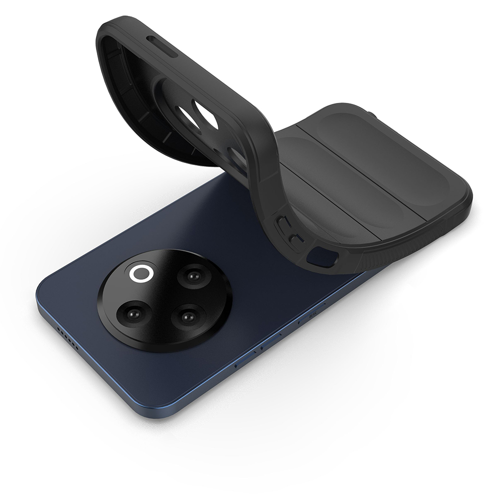 Tecno Spark 30C 4G Uyumlu Kılıf Esnek TPU Oyuklu Arka Yüzey Tasarımlı Zore Etnik Silikon Kapak - 1