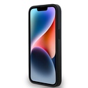 Apple iPhone 14 Uyumlu Kılıf DKNY Orjinal Lisanslı M-safe Şarj Özellikli 3D Yazılı Grid Pattern Kapak - 4