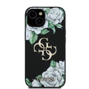 Apple iPhone 15 Uyumlu Kılıf Guess Orjinal Lisanslı Gül Baskılı Büyük Metal Logo Dizaynlı Kapak - 2