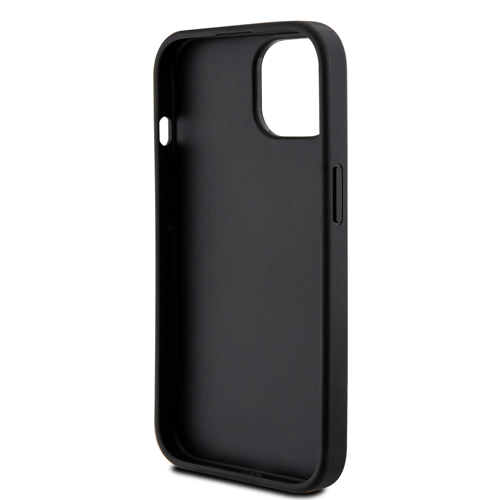 Apple iPhone 15 Uyumlu Kılıf Guess Orjinal Lisanslı Gül Baskılı Büyük Metal Logo Dizaynlı Kapak - 6