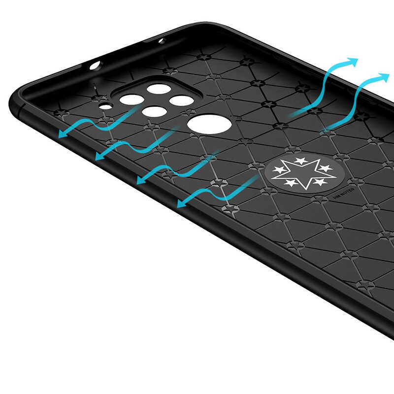 Xiaomi Redmi Note 9 Uyumlu Kılıf Zore Ravel Silikon Kapak - 6