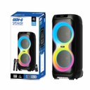 Zore LT-2131 Dijital LED Göstergeli Mikrofonlu RGB TWS Çift 8 inç Stereo Bass Kablosuz Karaoke Hoparlör - 5