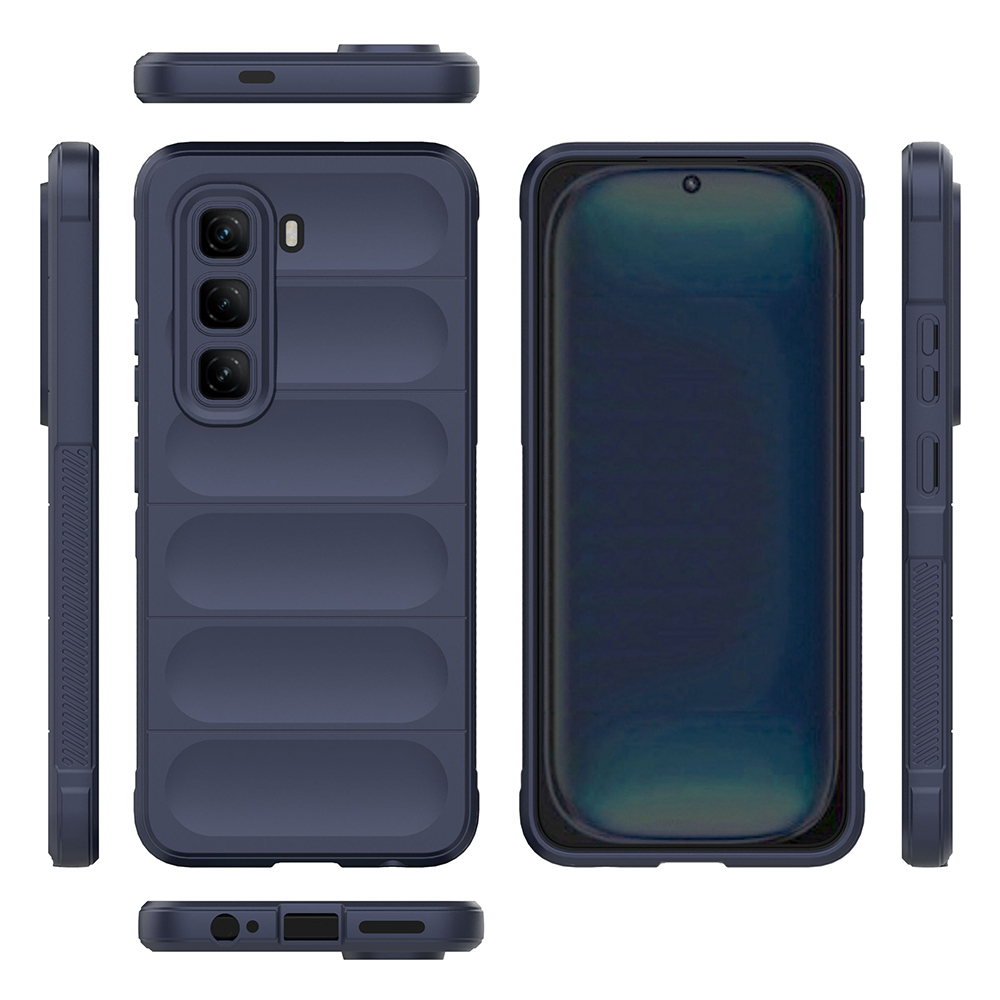 Infinix Hot 50 Pro 4G Uyumlu Kılıf Esnek TPU Oyuklu Arka Yüzey Tasarımlı Zore Etnik Silikon Kapak - 8