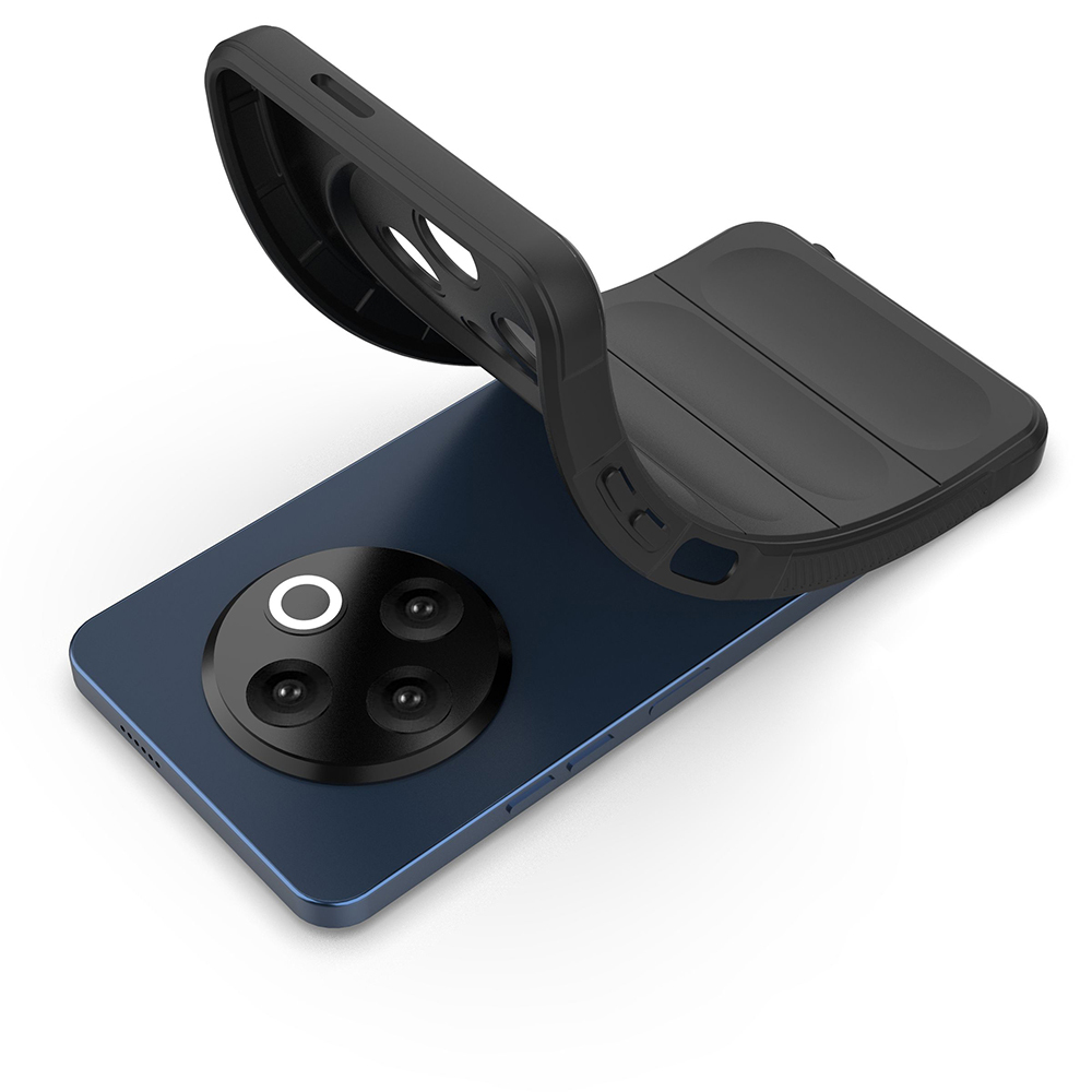 Tecno Spark 30 4G Uyumlu Kılıf Esnek TPU Oyuklu Arka Yüzey Tasarımlı Zore Etnik Silikon Kapak - 4