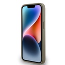 Apple iPhone 15 Uyumlu Kılıf DKNY Orjinal Lisanslı M-safe Şarj Özellikli 3D Yazılı Grid Pattern Kapak - 11