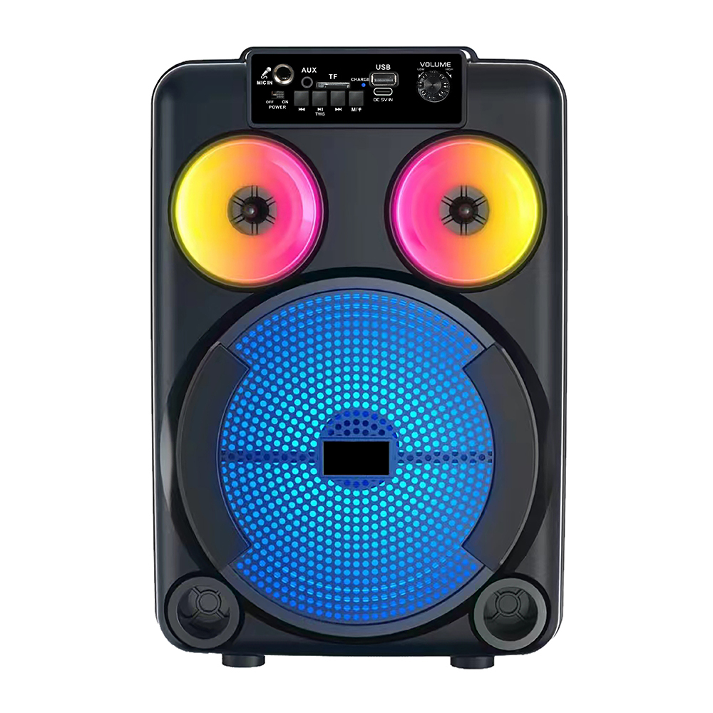 Zore GD-892 Mikrofonlu RGB TWS 8 inç Stereo Bass Kablosuz Karaoke Hoparlör - 1
