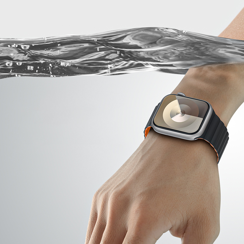 Apple Watch 38mm Uyumlu Benks Magnetik Tak Çıkar Silikon Strap Kayış - 6