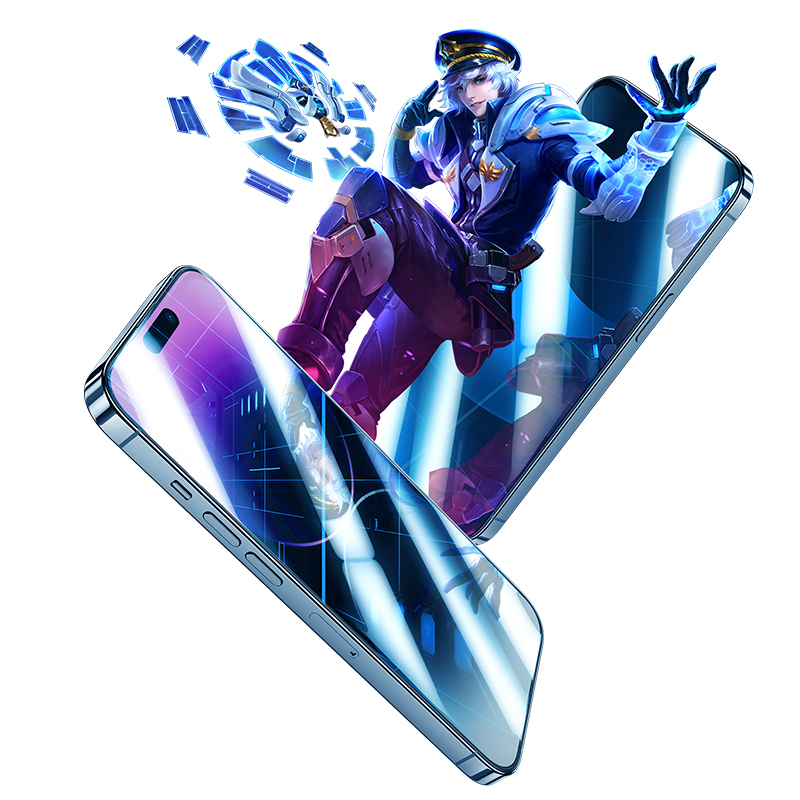 Apple iPhone 13 Pro Max Uyumlu Benks JoyTouch Mat Oyun Ekran Koruyucu + Kolay Uygulama Aparatı - 4