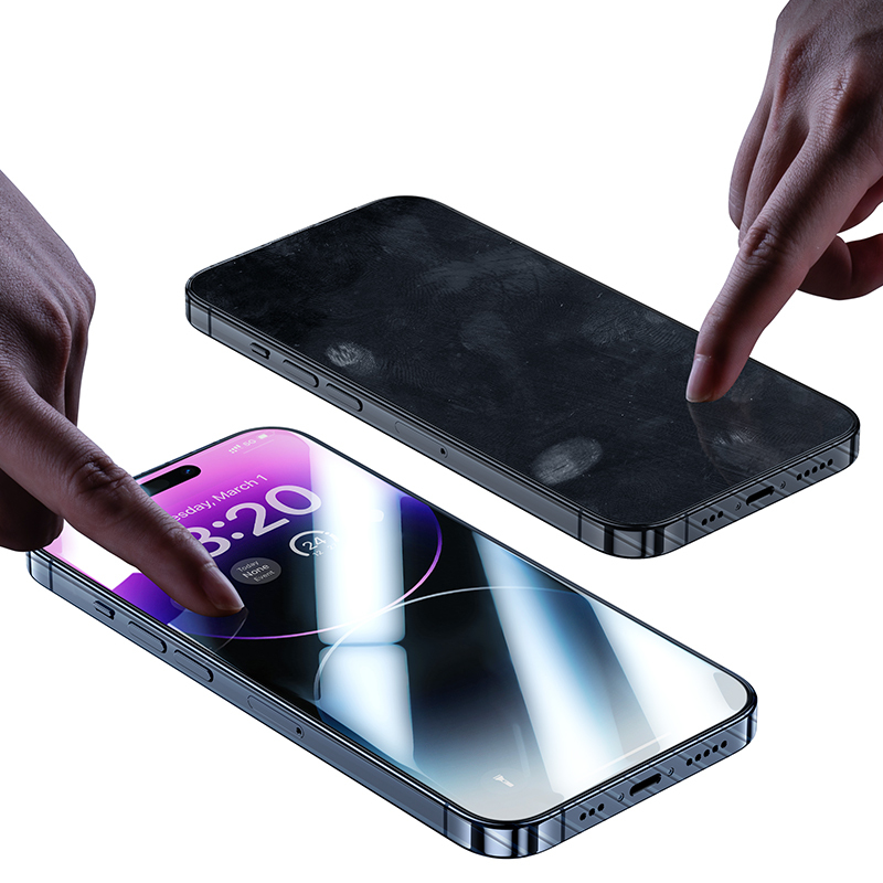 Apple iPhone 14 Plus Uyumlu Benks JoyTouch Mat Oyun Ekran Koruyucu + Kolay Uygulama Aparatı - 2