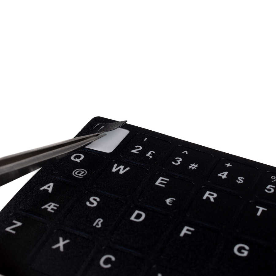 Zore Türkçe Karakter Klavye Tuş Koruyucu Sticker - 1