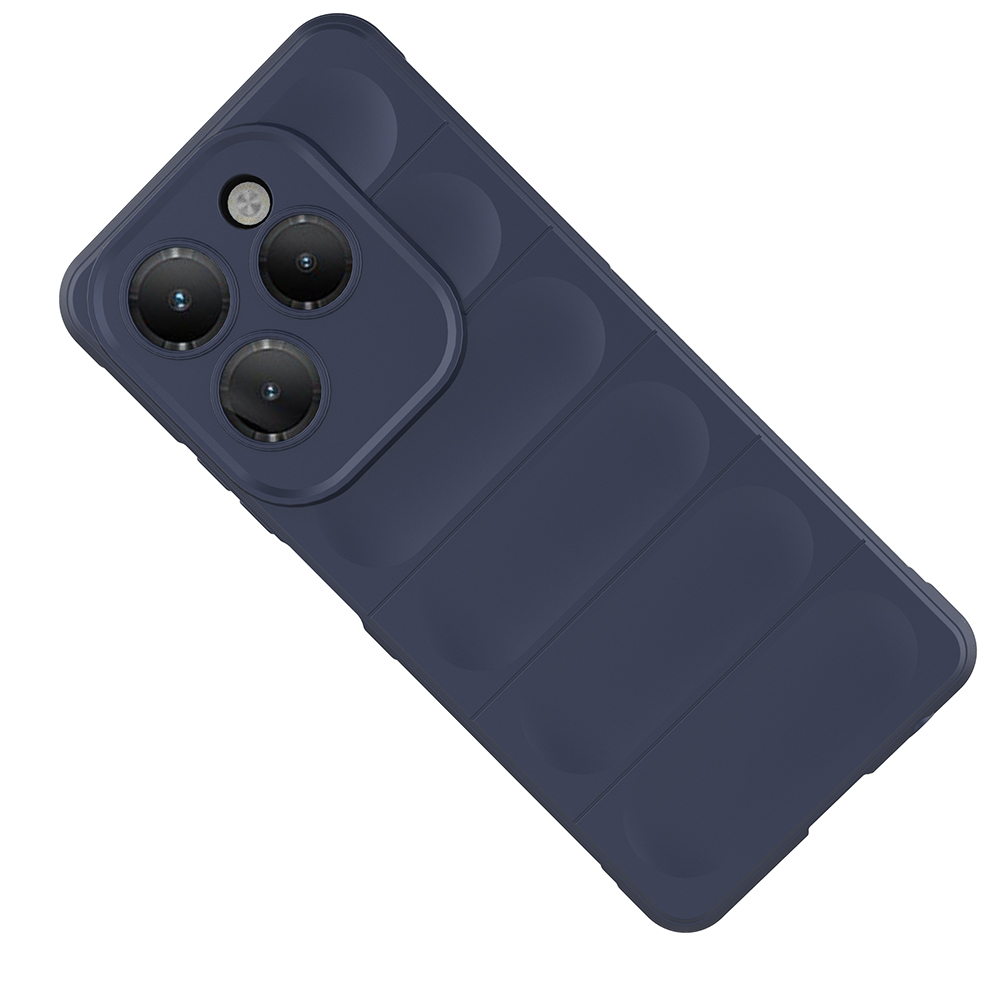 Infinix Hot 40 Uyumlu Kılıf Esnek TPU Oyuklu Arka Yüzey Tasarımlı Zore Etnik Silikon Kapak - 4