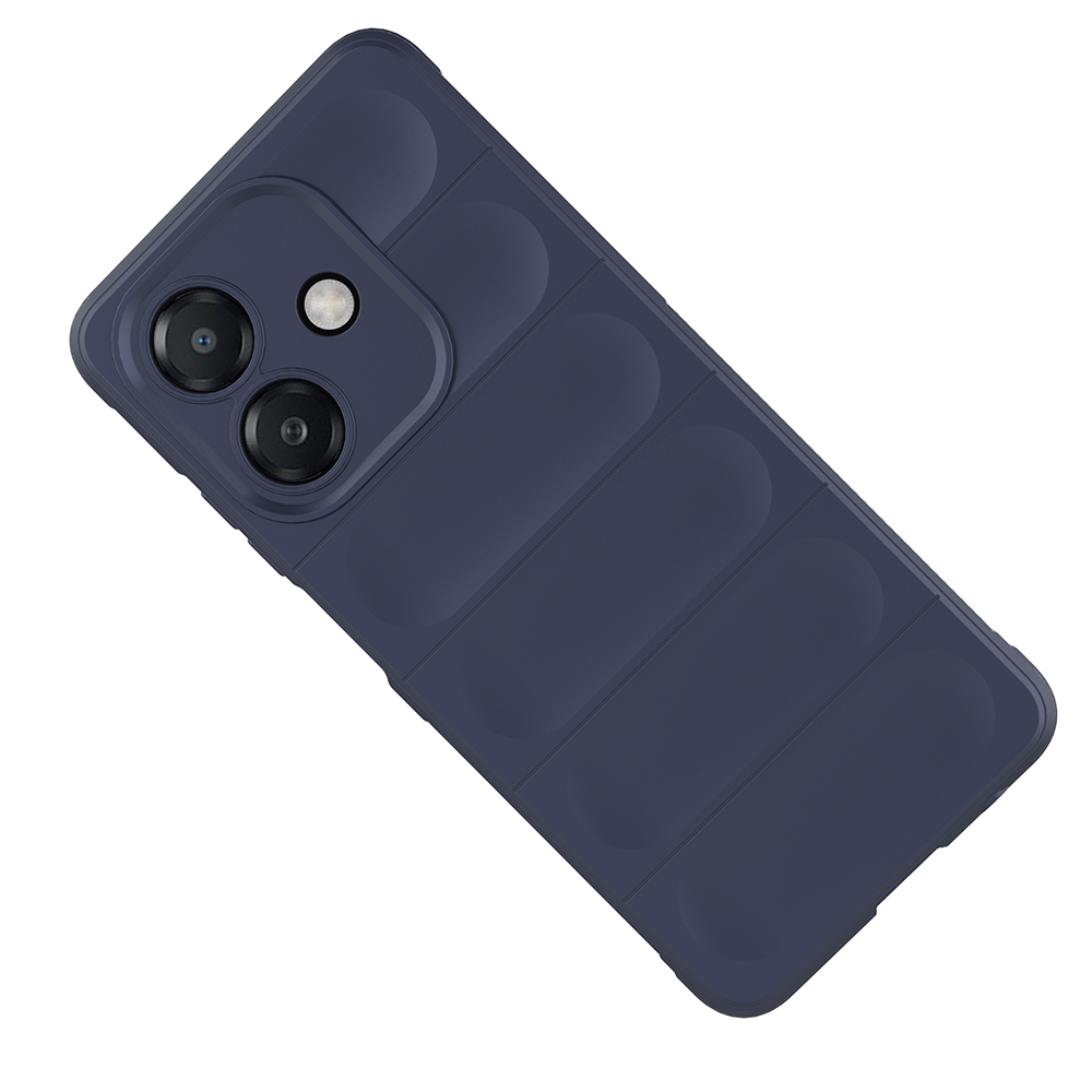 Oppo A3 Uyumlu Kılıf Esnek TPU Oyuklu Arka Yüzey Tasarımlı Zore Etnik Silikon Kapak - 4