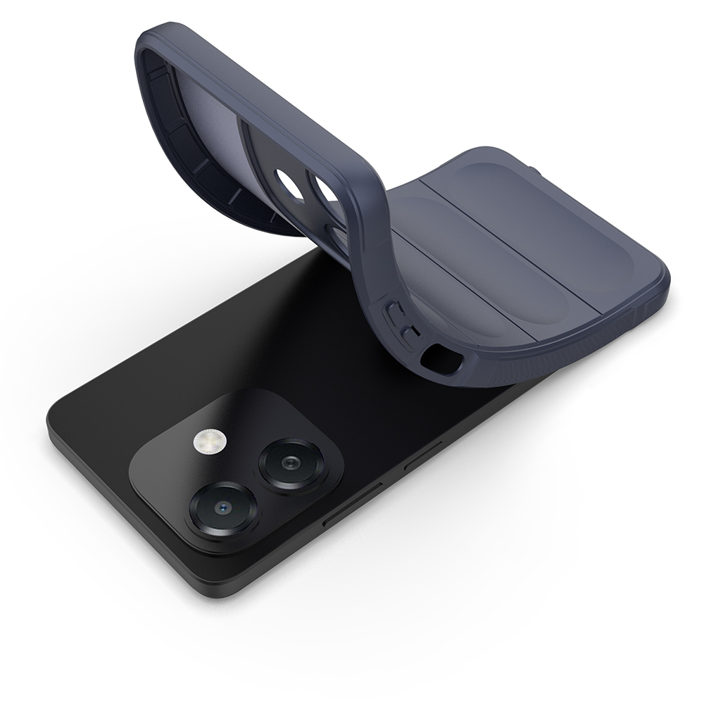 Oppo A3 Uyumlu Kılıf Esnek TPU Oyuklu Arka Yüzey Tasarımlı Zore Etnik Silikon Kapak - 14