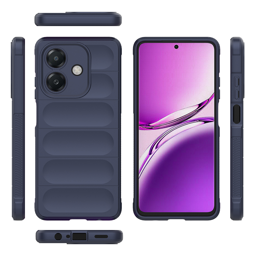 Oppo A3 Uyumlu Kılıf Esnek TPU Oyuklu Arka Yüzey Tasarımlı Zore Etnik Silikon Kapak - 21