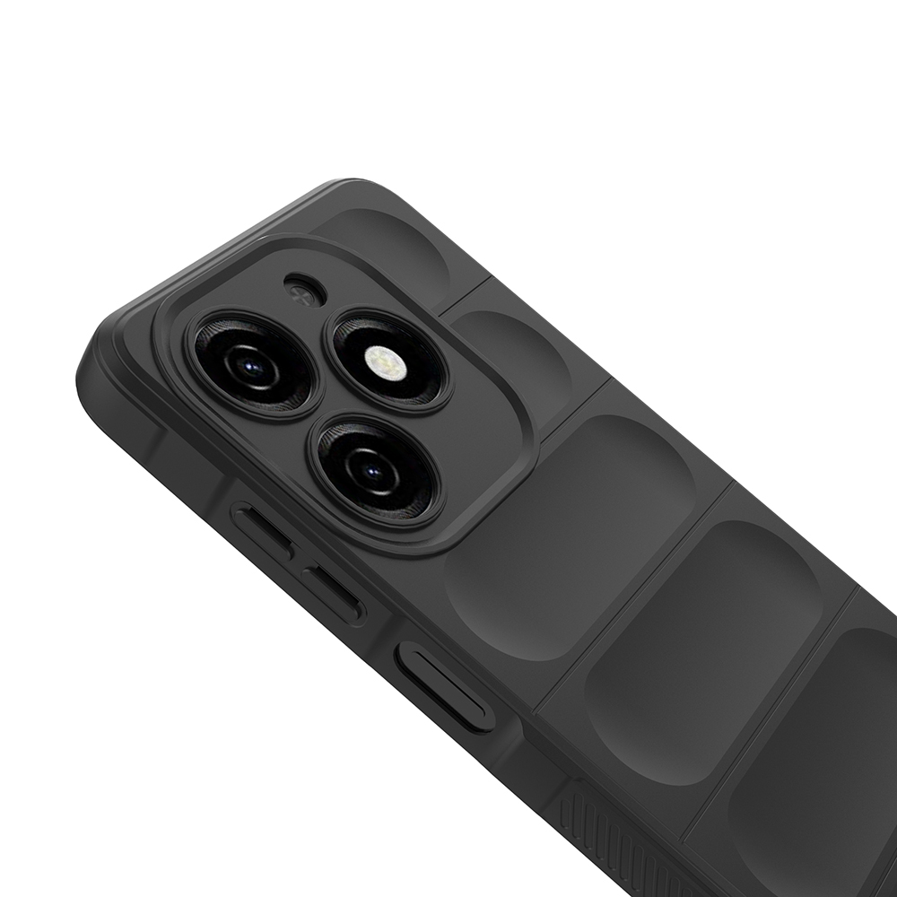 Tecno Spark 20 Uyumlu Kılıf Esnek TPU Oyuklu Arka Yüzey Tasarımlı Zore Etnik Silikon Kapak - 7