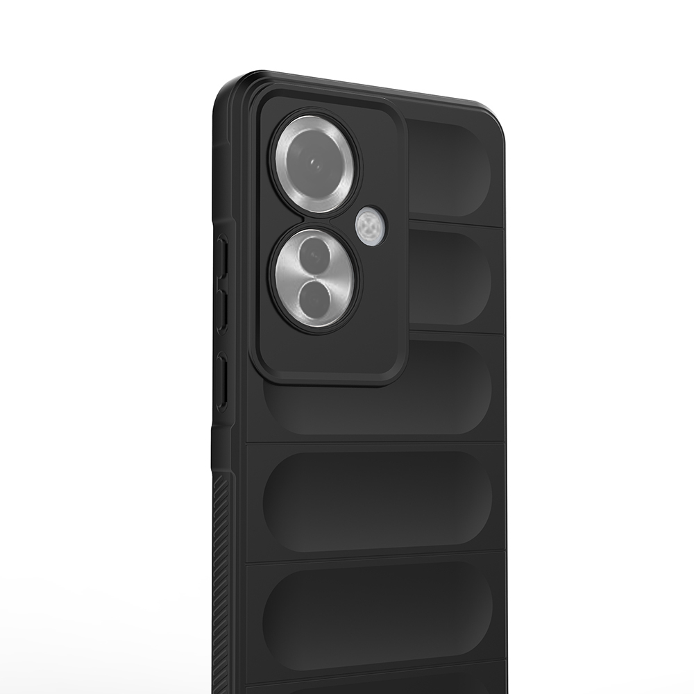 Oppo Reno 11F 5G Uyumlu Kılıf Esnek TPU Oyuklu Arka Yüzey Tasarımlı Zore Etnik Silikon Kapak - 1