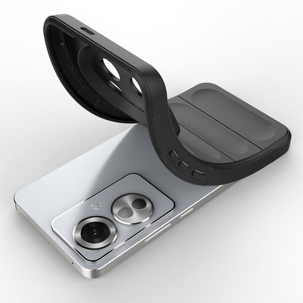 Oppo Reno 11F 5G Uyumlu Kılıf Esnek TPU Oyuklu Arka Yüzey Tasarımlı Zore Etnik Silikon Kapak - 14