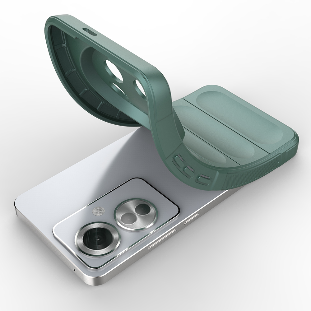 Oppo Reno 11F 5G Uyumlu Kılıf Esnek TPU Oyuklu Arka Yüzey Tasarımlı Zore Etnik Silikon Kapak - 15