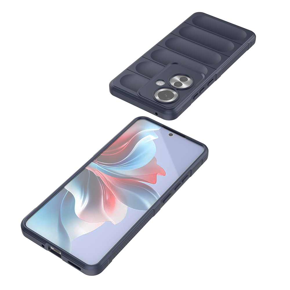 Oppo Reno 11F 5G Uyumlu Kılıf Esnek TPU Oyuklu Arka Yüzey Tasarımlı Zore Etnik Silikon Kapak - 24