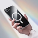 Apple iPhone 16E Uyumlu Kılıf M-safe Şarj Özellikli Benks ​​​​​​Crystal Serisi Şeffaf Kapak - 6