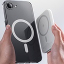 Apple iPhone 16E Uyumlu Kılıf M-safe Şarj Özellikli Benks ​​​​​​Crystal Serisi Şeffaf Kapak - 9