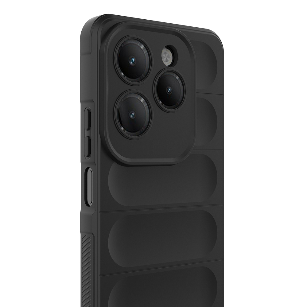 Infinix Hot 40 Pro Uyumlu Kılıf Esnek TPU Oyuklu Arka Yüzey Tasarımlı Zore Etnik Silikon Kapak - 3