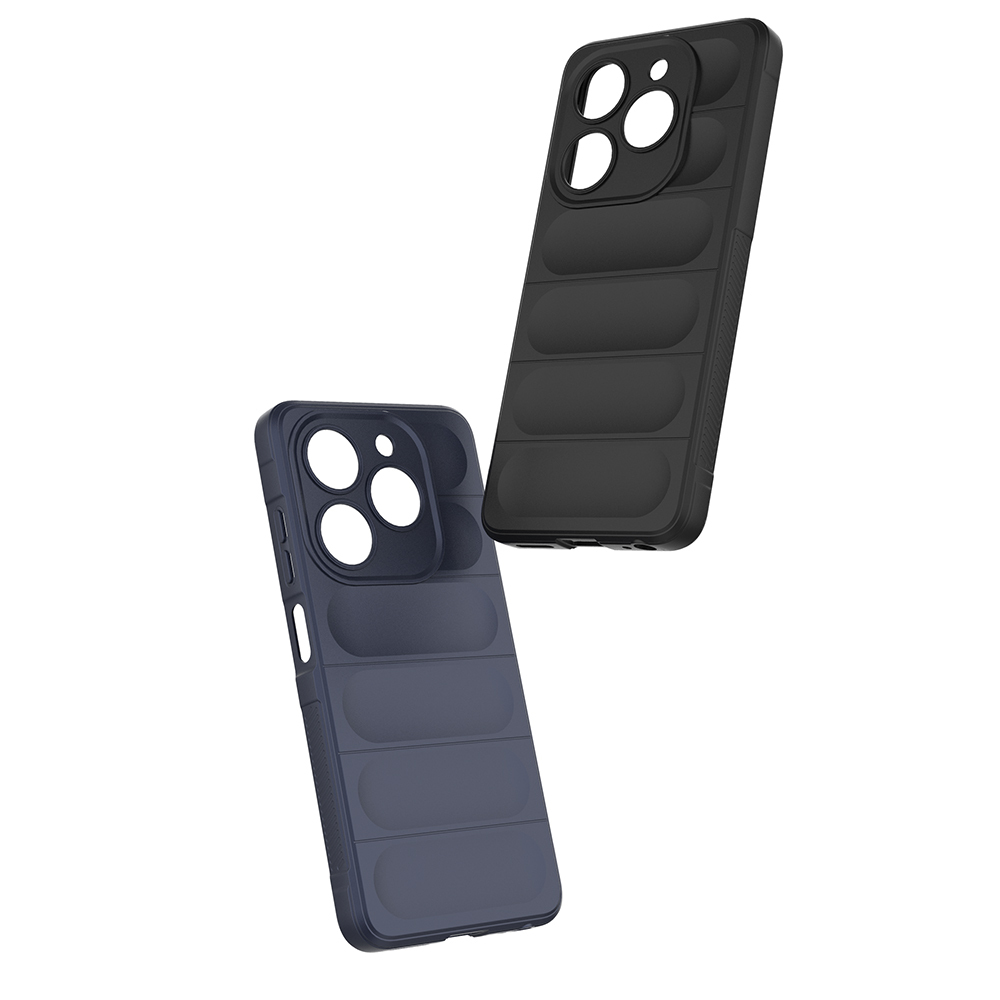 Tecno Spark 20C Uyumlu Kılıf Esnek TPU Oyuklu Arka Yüzey Tasarımlı Zore Etnik Silikon Kapak - 3